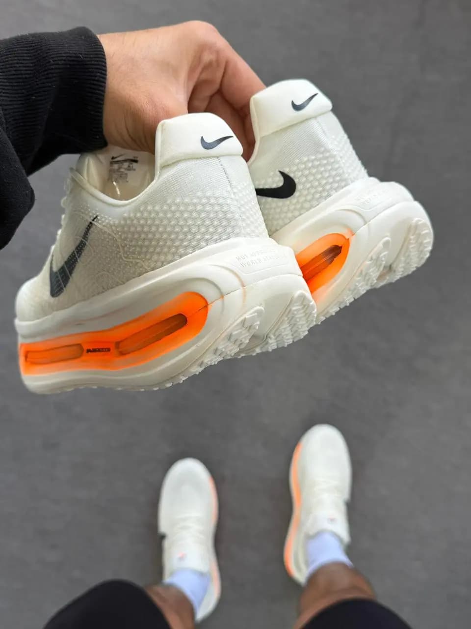 Nike Vomero Bege Laranja Premium Vietnã