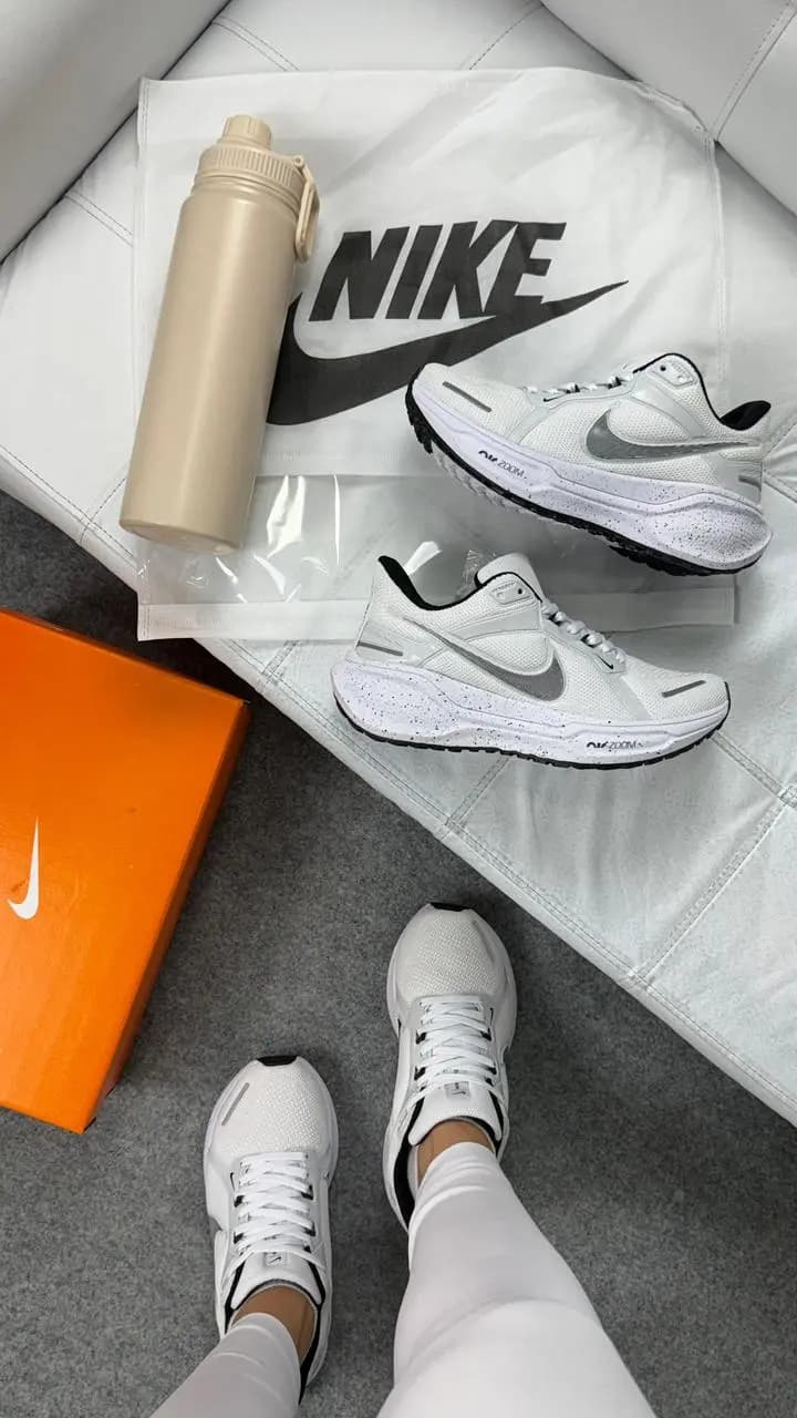Nike Air Zoom Pegasus 41 Branco Prata Luxo