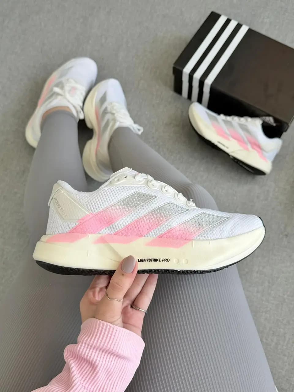 Adidas Adizero Adios Pro 04 Branco Prata Prime