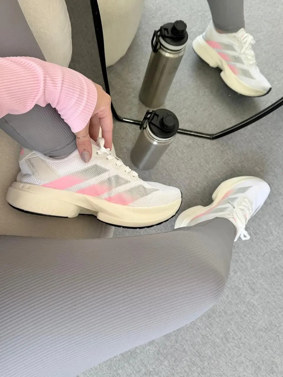 Adidas Adizero Adios Pro 04 Branco Prata Prime