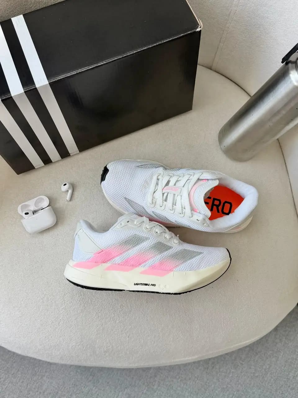 Adidas Adizero Adios Pro 04 Branco Prata Prime