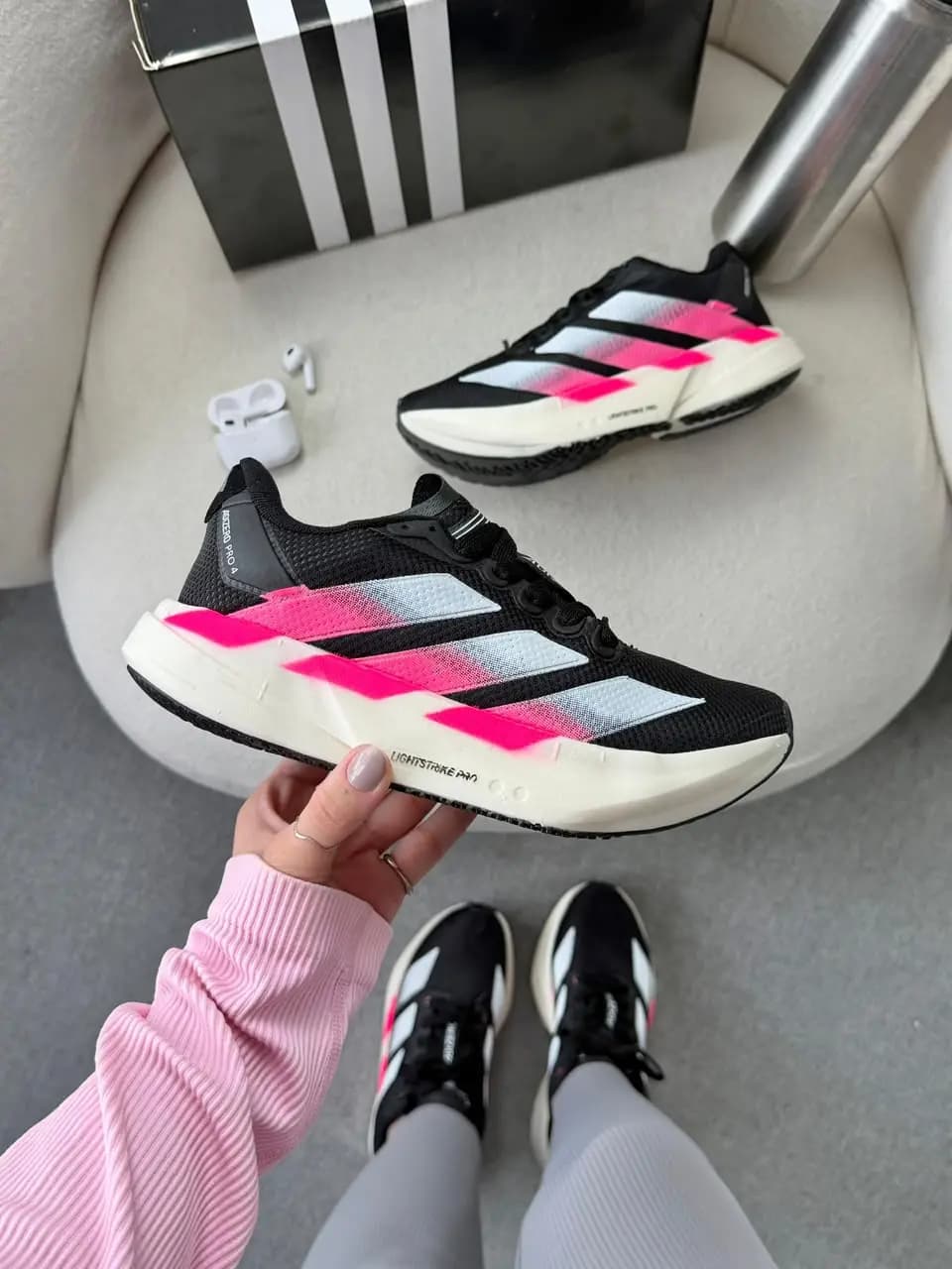 Adidas Adizero Adios Pro 04 Preto Pink Prime
