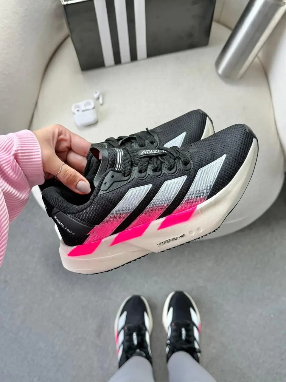 Adidas Adizero Adios Pro 04 Preto Pink Prime