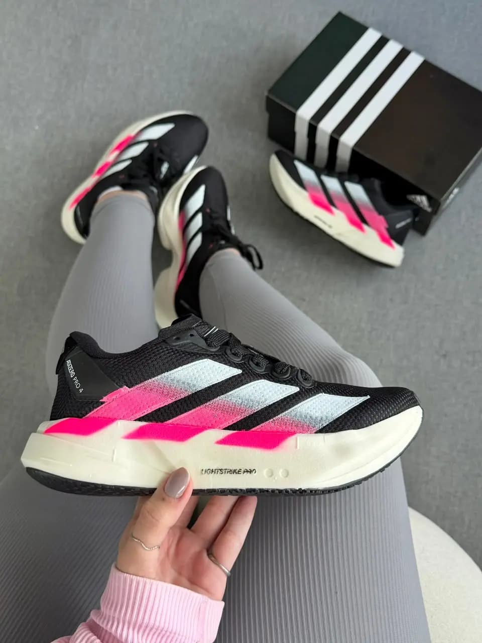 Adidas Adizero Adios Pro 04 Preto Pink Prime
