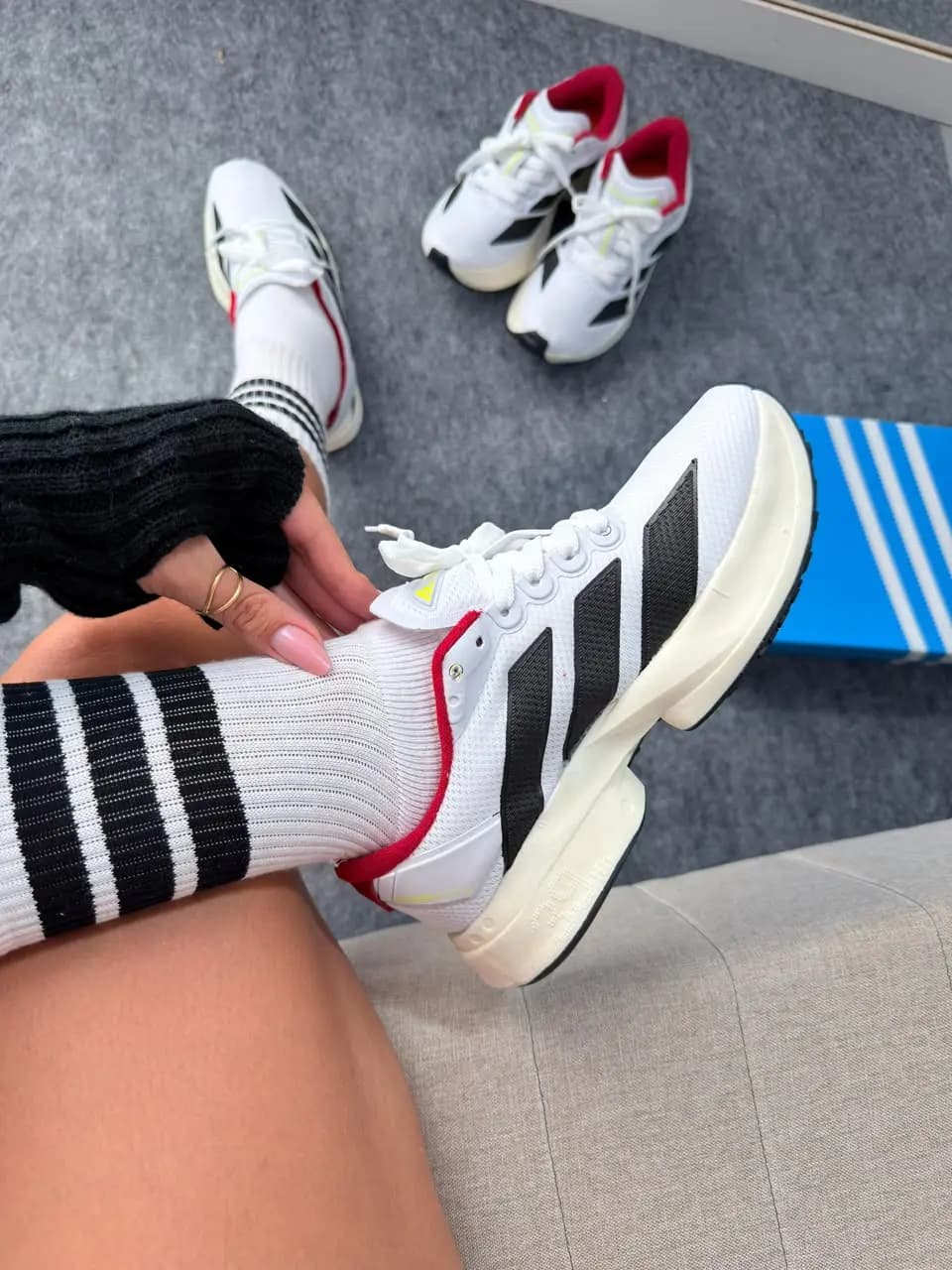Adidas Adizero Adios Pro 04 Branco Preto Vermelho Prime