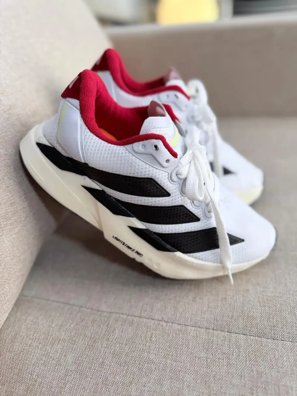 Adidas Adizero Adios Pro 04 Branco Preto Vermelho Prime
