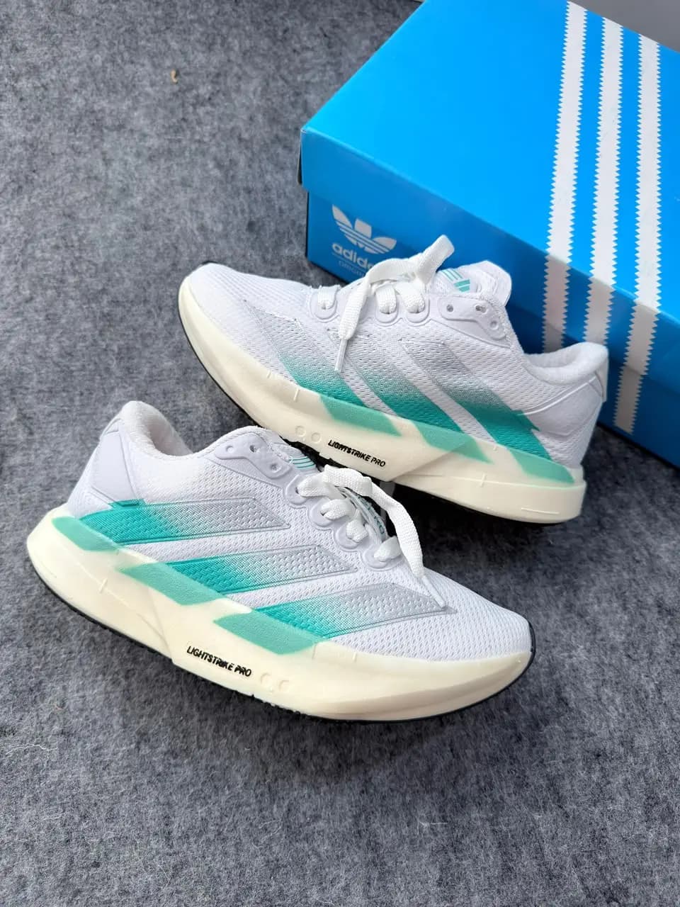 Adidas Adizero Adios Pro 04 Prata Verde Agua Prime
