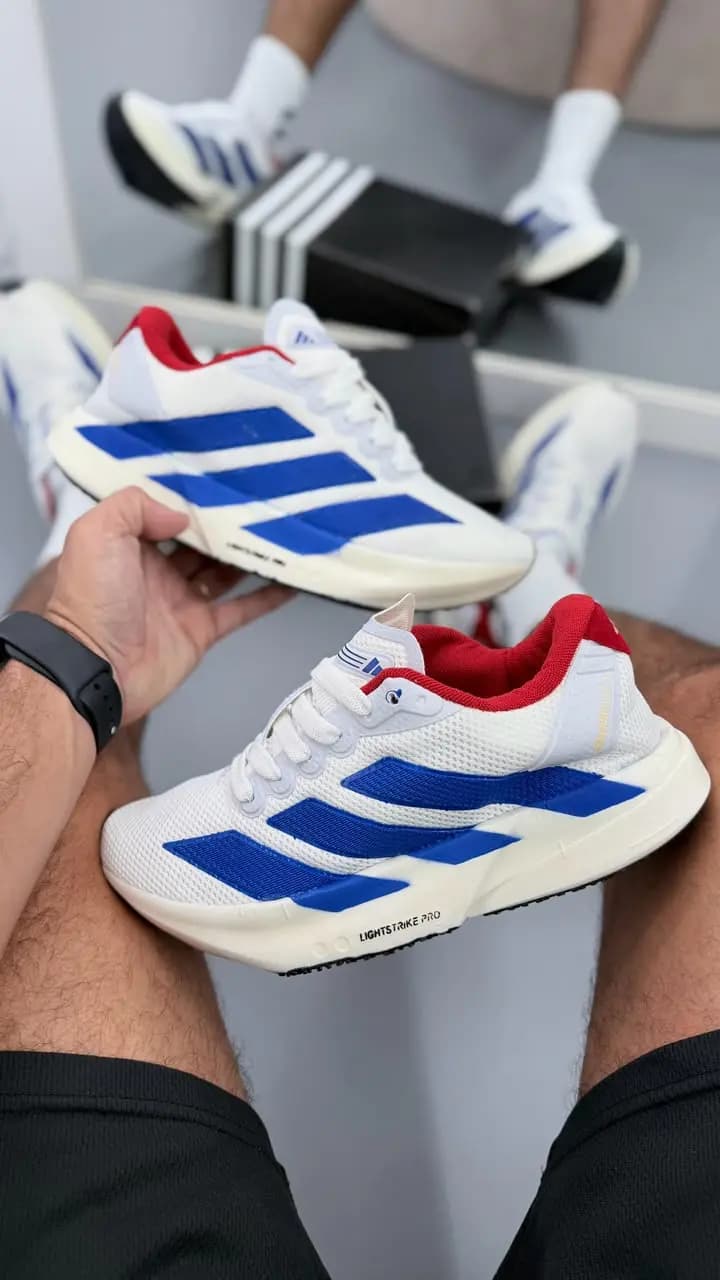 Adidas Adizero Adios Pro 04 Azul Marinho Vermelho Prime