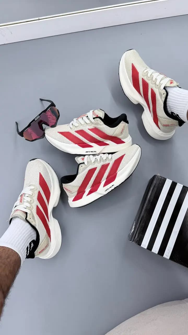 Adidas Adizero Adios Pro 04 Bege Vermelho Prime