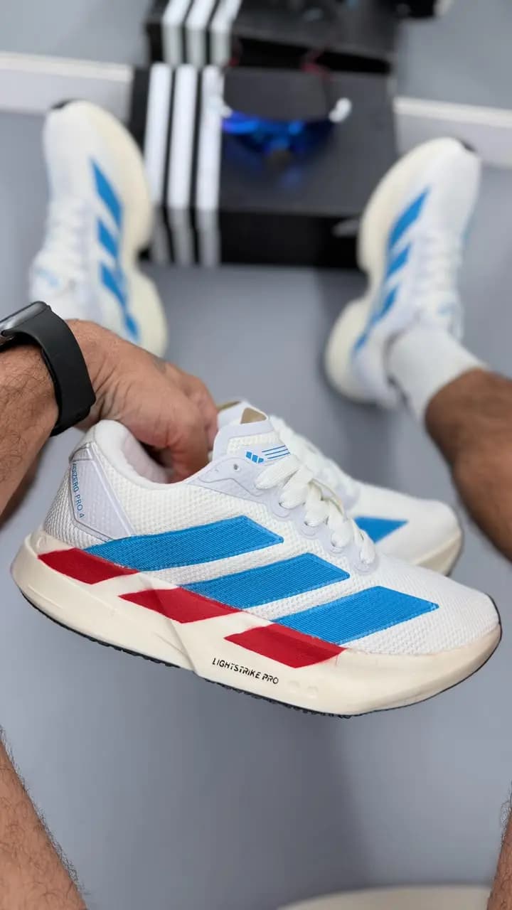 Adidas Adizero Adios Pro 04 Azul Vermelho Prime