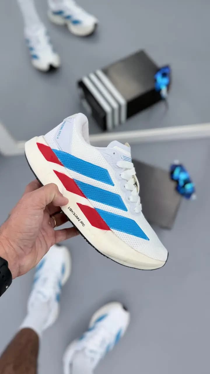Adidas Adizero Adios Pro 04 Azul Vermelho Prime