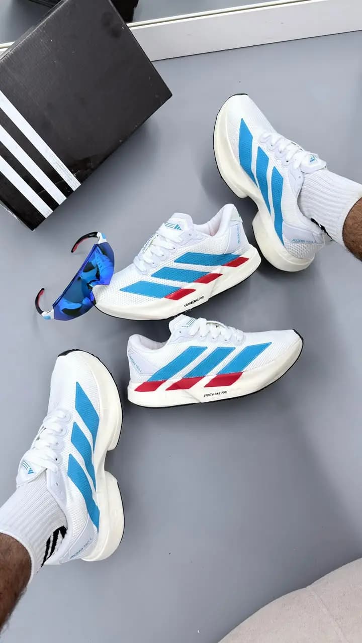 Adidas Adizero Adios Pro 04 Azul Vermelho Prime