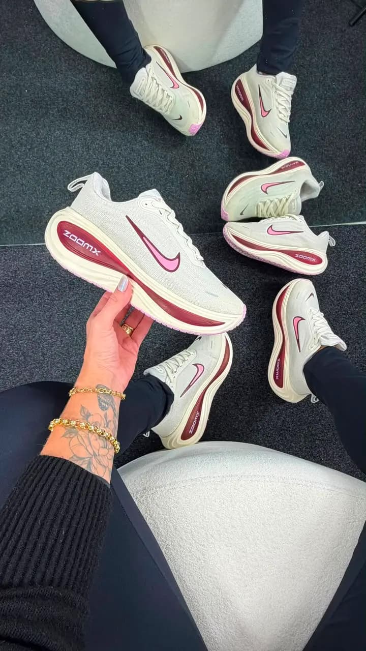 Nike Vomero Bordô Rosa Luxo