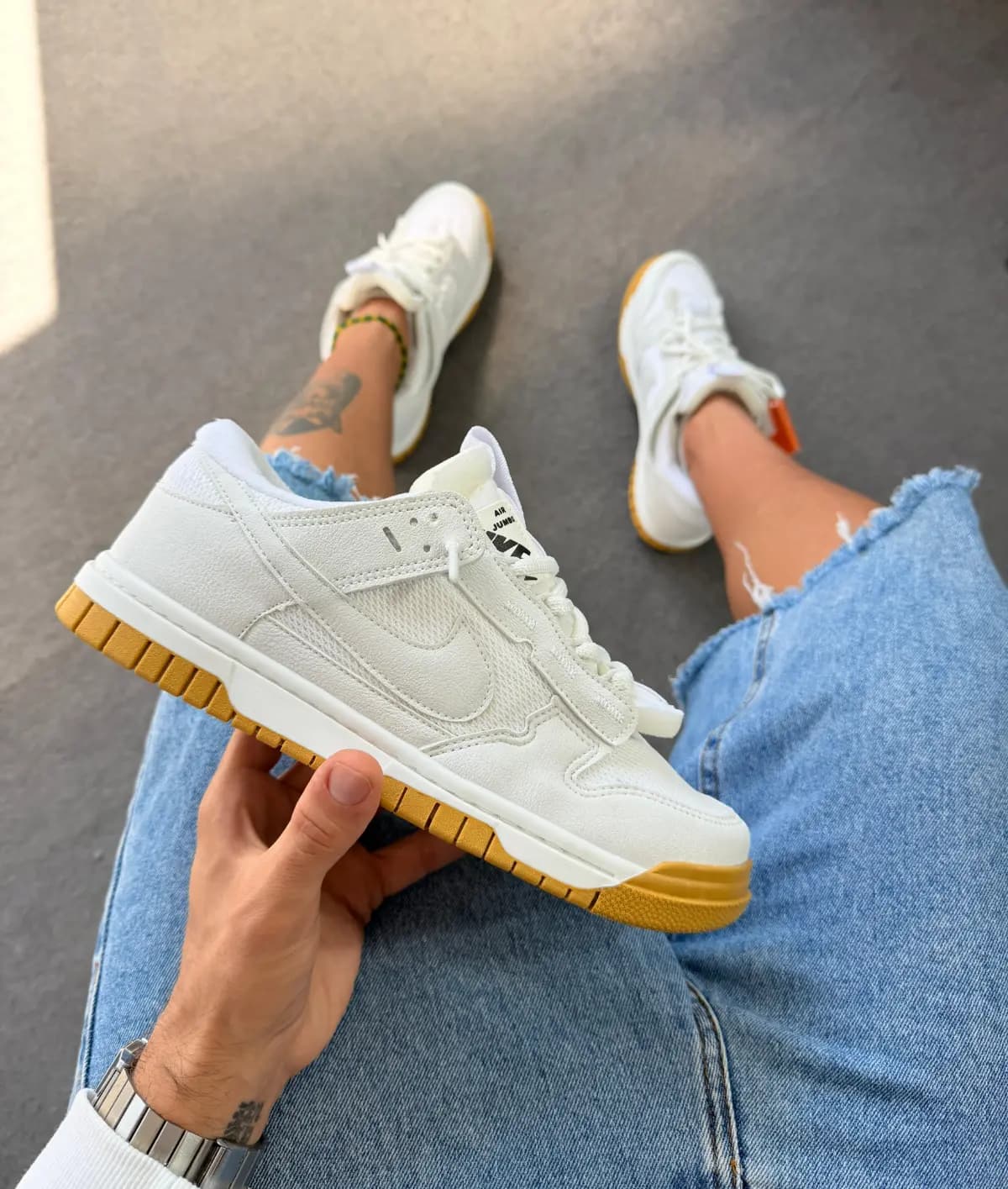Nike Dunk Low Jumbo Reverse Branco Luxo