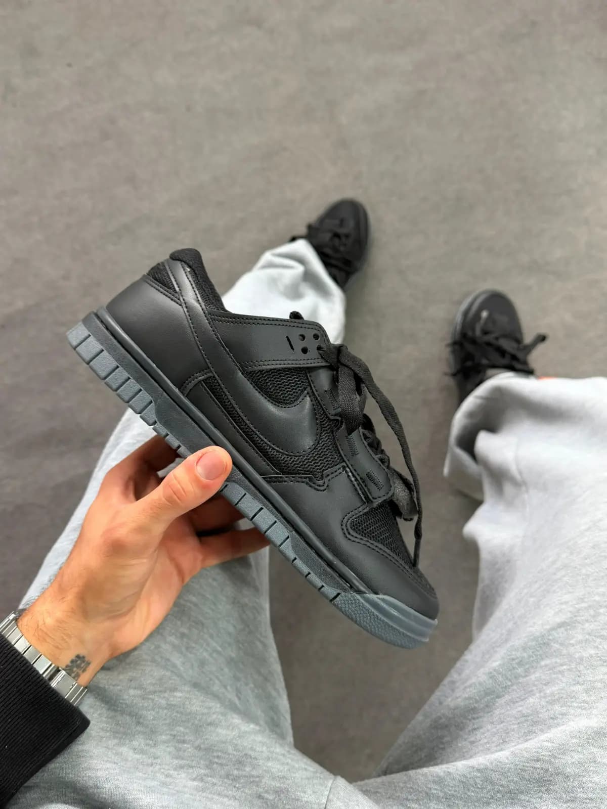 Nike Dunk Low Jumbo Reverse Preto Luxo