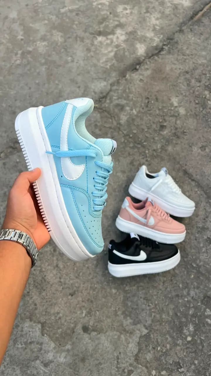 Nike Court Vsion Sola Alta Azul BB Luxo
