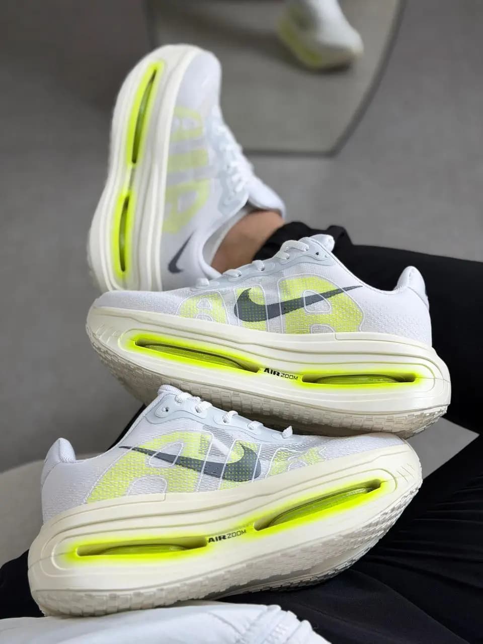 Nike Vomero Branco Limão Premium Vietnã